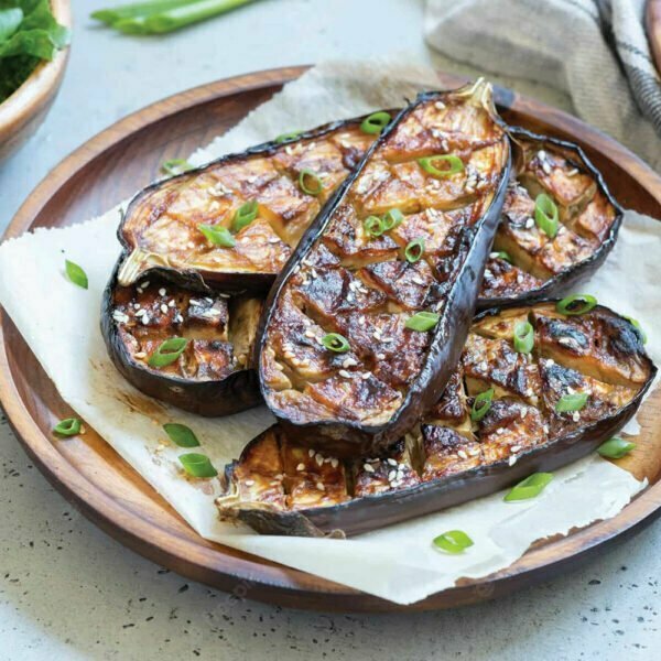Soy Glazed Eggplant Donburi